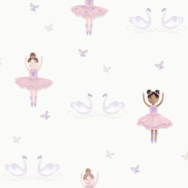 Holden Decor Ballerina Cream Wallpaper