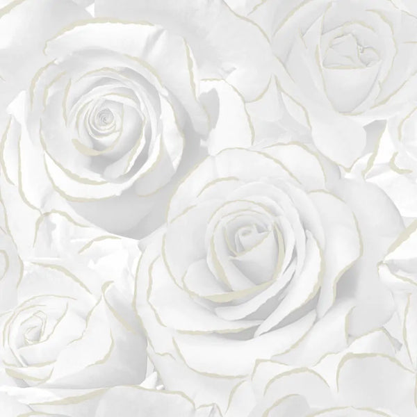 Sample Muriva Madison Floral Glitter Wallpaper