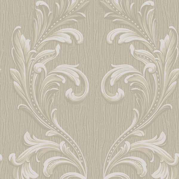 Belgravia Tiffany Scroll Italian Vinyl Wallpaper