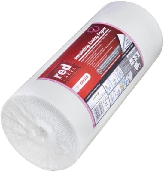 Erurt Heatsaver Polystyrene Insulating Lining Paper 4mm x 10M