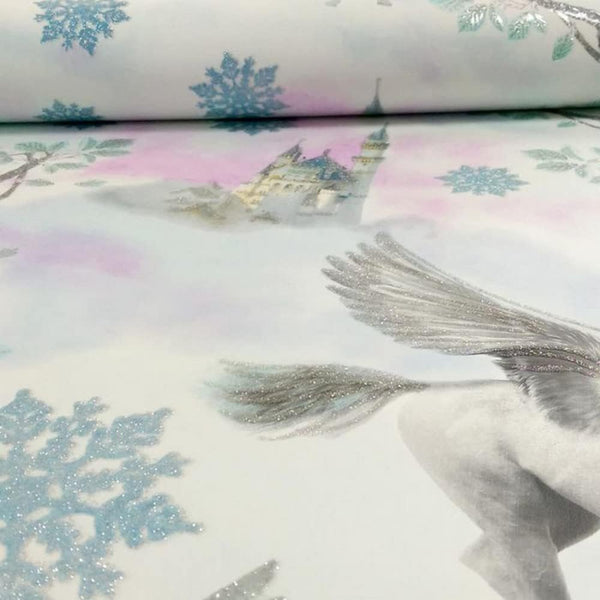 Arthouse Fairytale Ice Blue Wallpaper