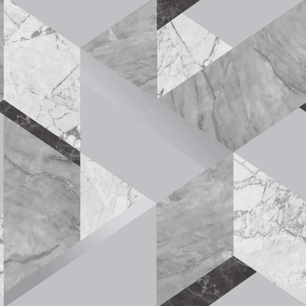 Fine Decor Marblesque Geometric Marble Wallpaper