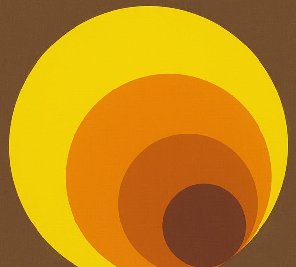 AS Creation Retro Wallpaper Yellow/Orange/Brown