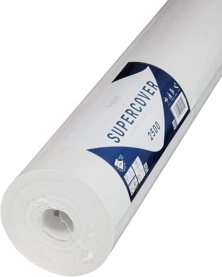 Supacover Yellow R Anaglypta 2500 Grade Supercover Lining Double 20m – Wallpaper Empire