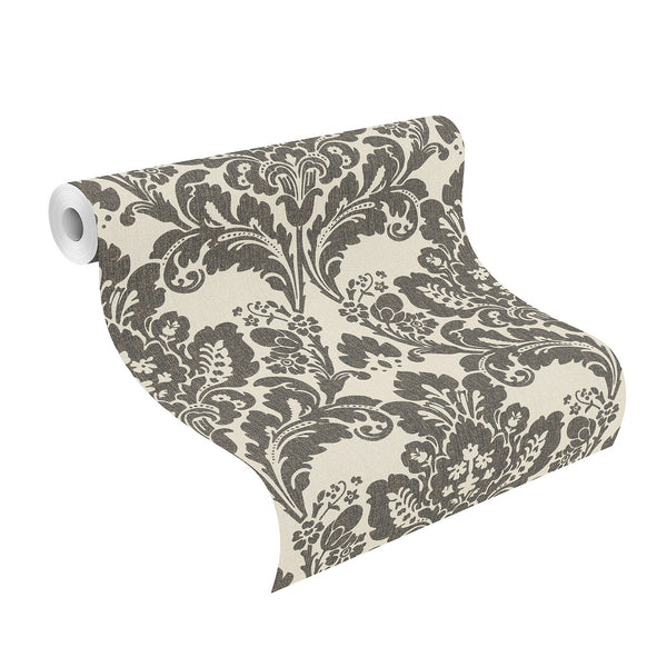 Rasch Floral Damask Wallpaper