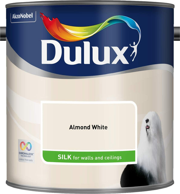 Dulux Silk Emulsion Wall & Ceiling Paint 2.5 L - Butter Biscuit