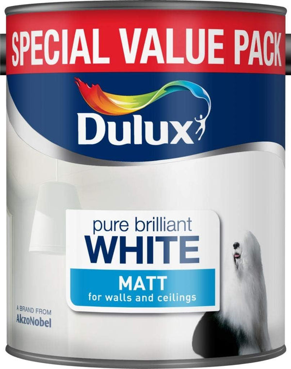 Dulux Matt Emulsion Pure Brilliant White 3L