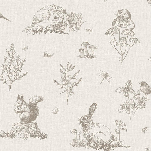 Arthouse Country Walk Animals Natural Wallpaper