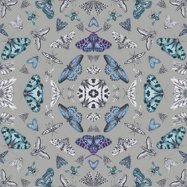 Arthouse Fantasia Glitter Bug Silver Wallpaper