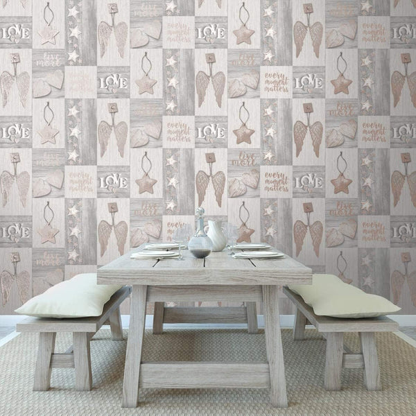 Fine Décor Starlight Home Rose Gold
