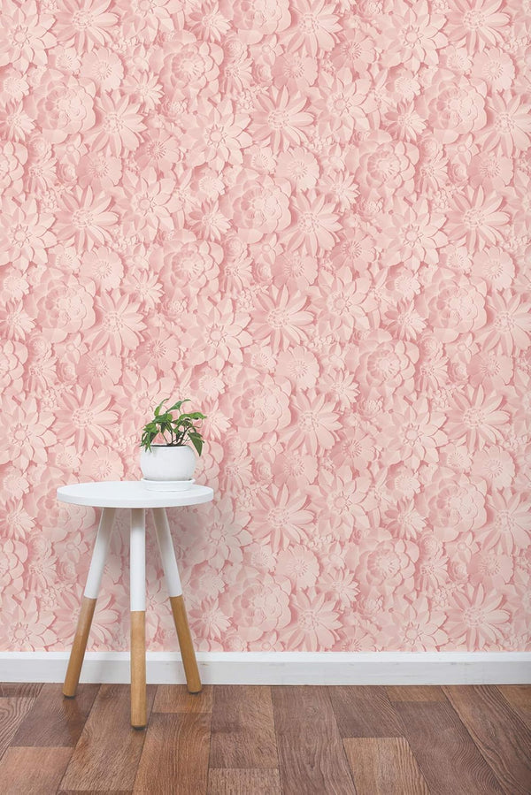 Fine Decor Dimensions 3D Floral  Wallpaper