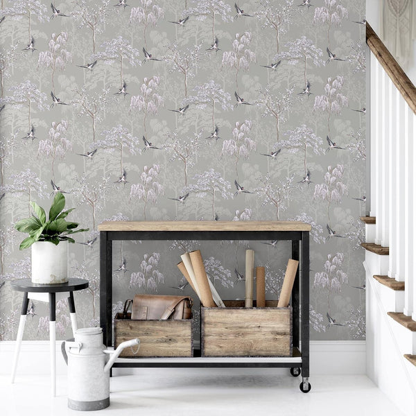 Arthouse Japanese Garden Wallpaper