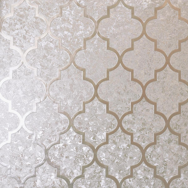 Arthouse Velvet Trellis Rose Gold Wallpaper