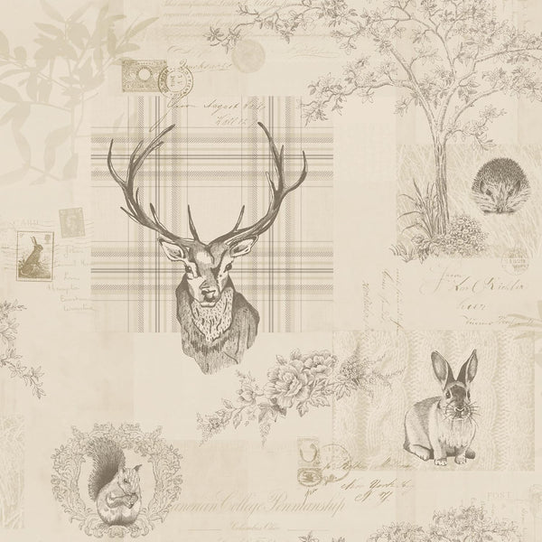 Holden Decor Stag Wallpaper