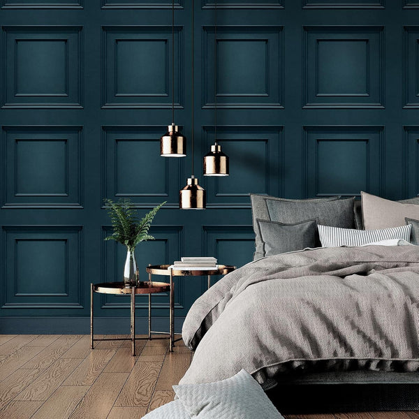 Oliana Wood Panel Effect Wallpaper