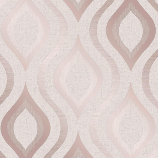 Quartz Geo Metallic Wallpaper