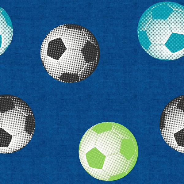 Catherine Lansfield Football Wallpaper Blue