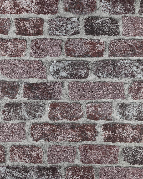 Sample Baker Street RD408 Red Brick Wallpaper