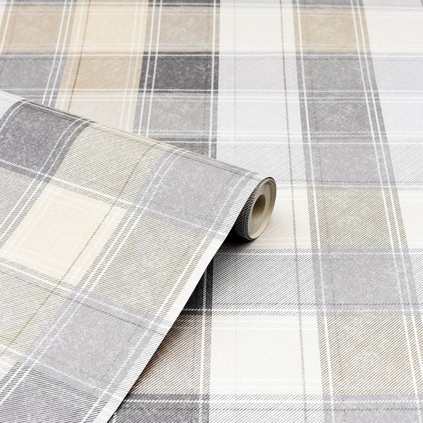 Arthouse Country Check Wallpaper