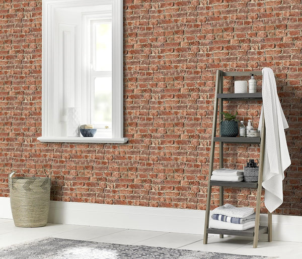Arthouse Urban Red Brick Wallpaper