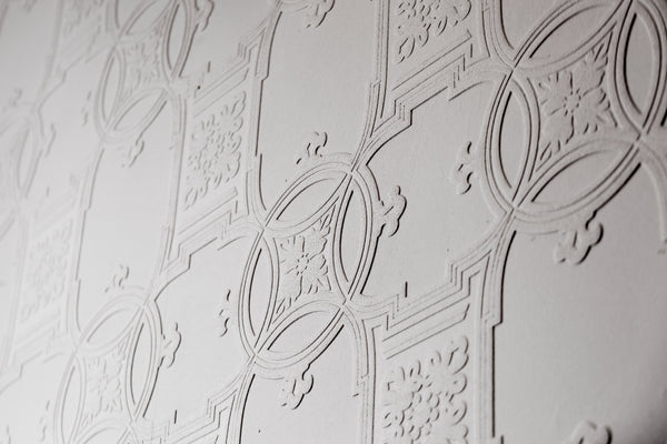 Anaglypta Textured Paintable Early Victorian Wallpaper