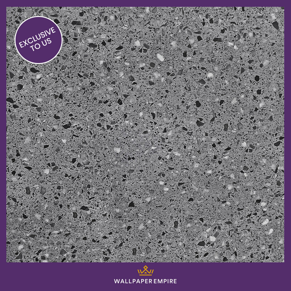 Zed Decor Black Terrazzo Self Adhesive Film Vinyl 1m x 1.2m HDM004