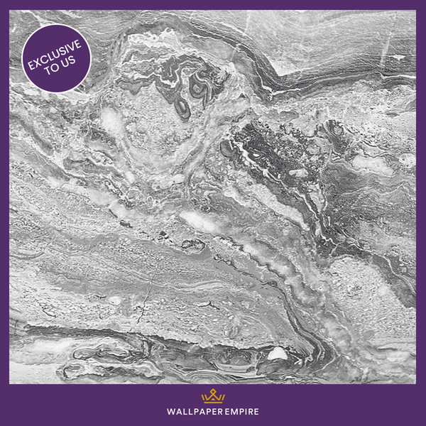 Zed Decor Marble Slab Self Adhesive Black/White Vinyl 1m x 1.2m HDM006