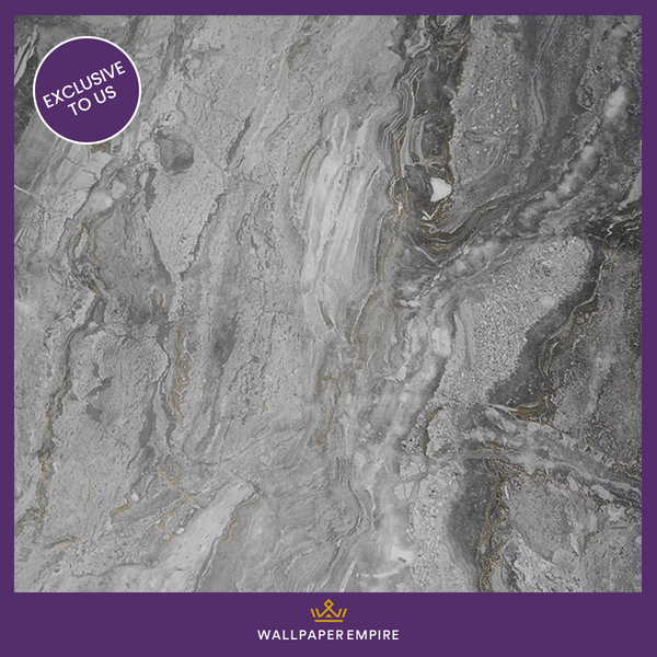 Zed Decor Vinyl Self Adhesive Charcoal Marble Wallpaper HDM016