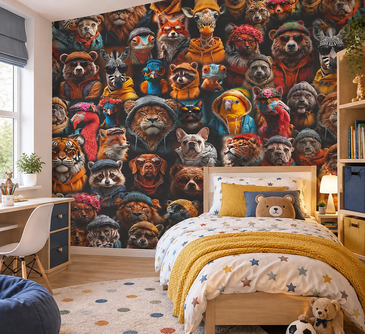 Sample A.S. Création Animal Character Wallpaper – Fun & Quirky Animal ...