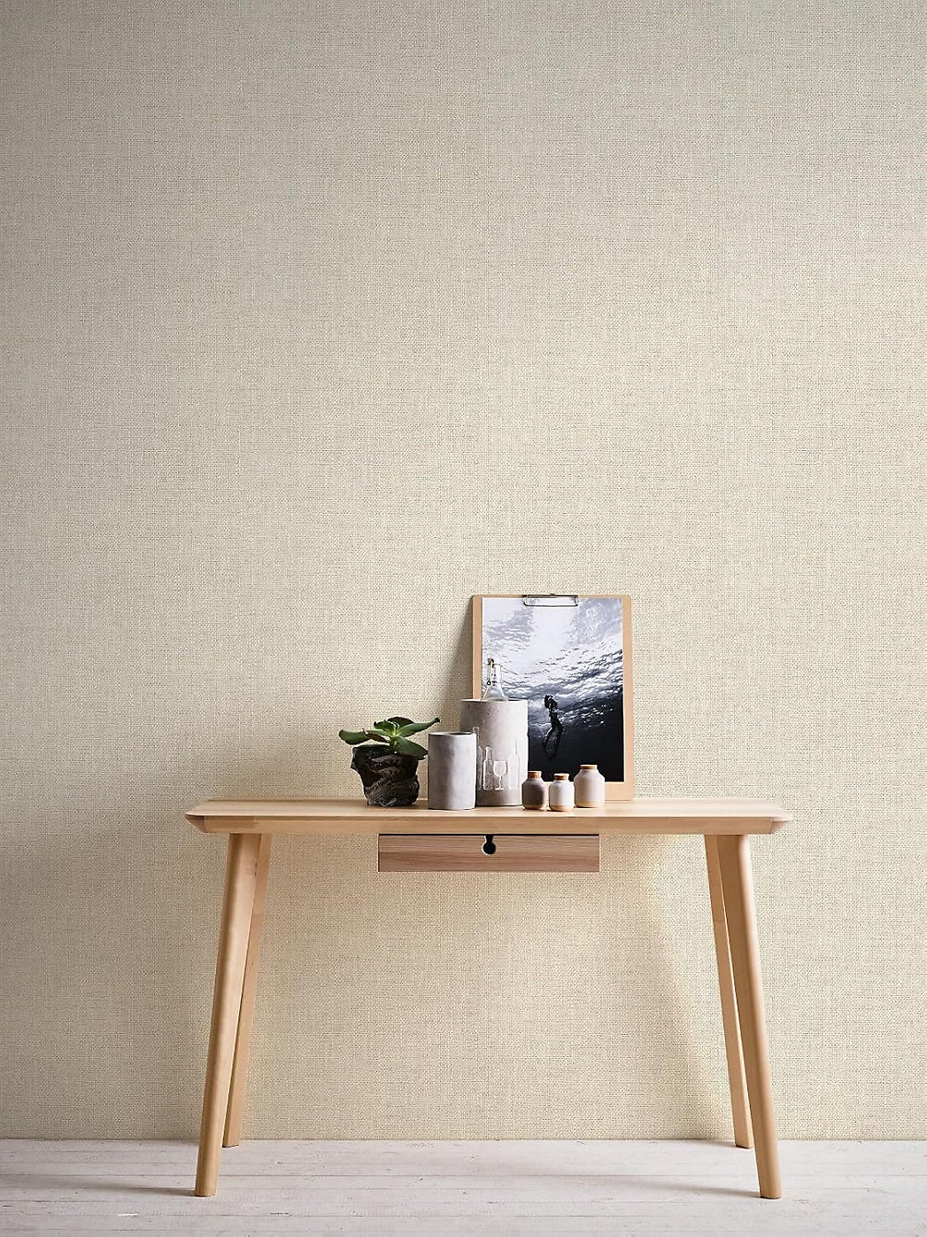 Sample A.S. Création Natural Texture Hessian Effect Vinyl Wallpaper ...