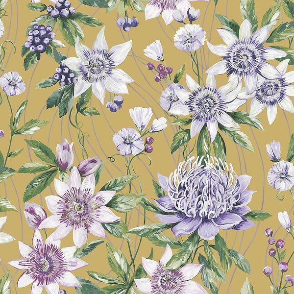 Holden Amazonia Passiflora Floral Wallpaper