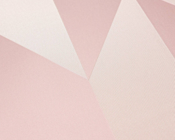 CosmoLiving Geometric Pink Wallpaper