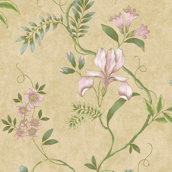 Rasch Dancing Iris Wallpaper