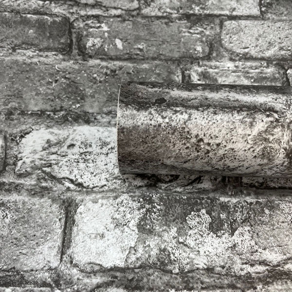 FIne Decor Rustic Brick Effect Wallpaper