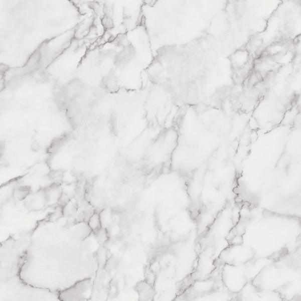 Marblesque White Plain Marble Wallpaper