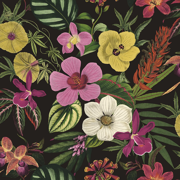 Elegant Homes Priya Floral Wallpaper