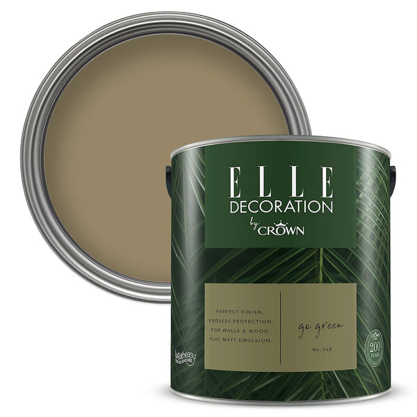ELLE Decoration Flat MATT Emulsion Paint 2.5L - Organic