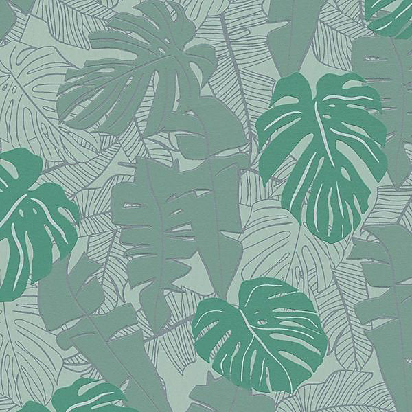 House of Turnowsky Tropical Leaves Wallpaper