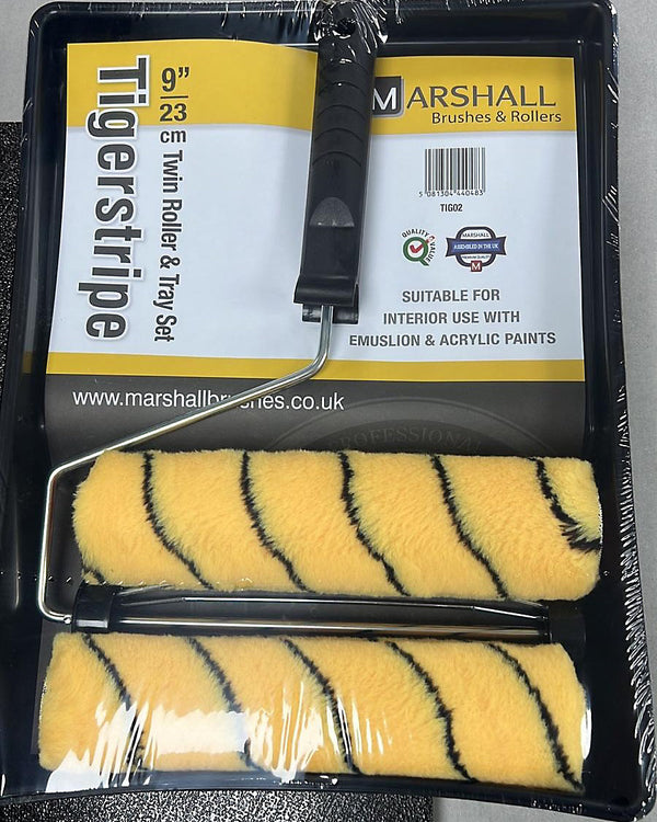 Marshall Tigerstripe Twin Paint Roller 9"