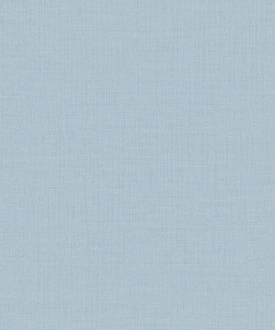 Grandeco Linen Textured Plain Vinyl Blue Wallpaper