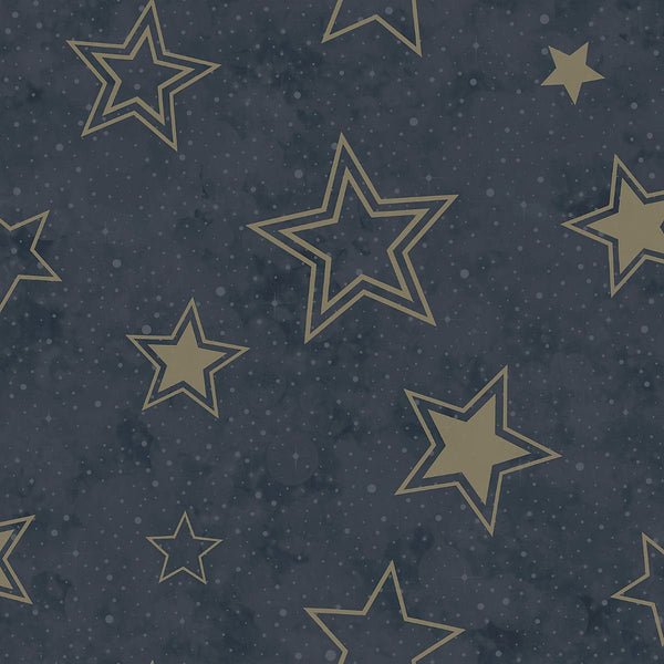 Stardust Midnight Roof Star Wallpaper
