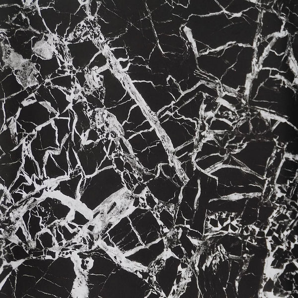 Zed Decor Self Adhesive Granite Vinyl Wallpaper 45cm x 300cm Black White M2282