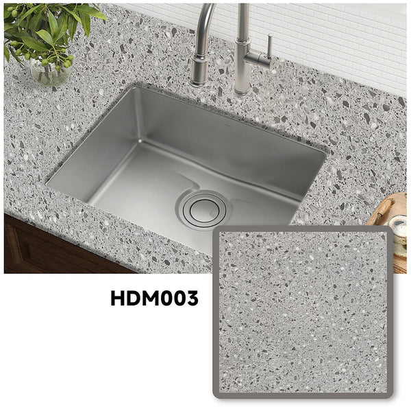 Zed Decor Grey Terrazzo Self Adhesive Film Vinyl 1m x 1.2m HDM003